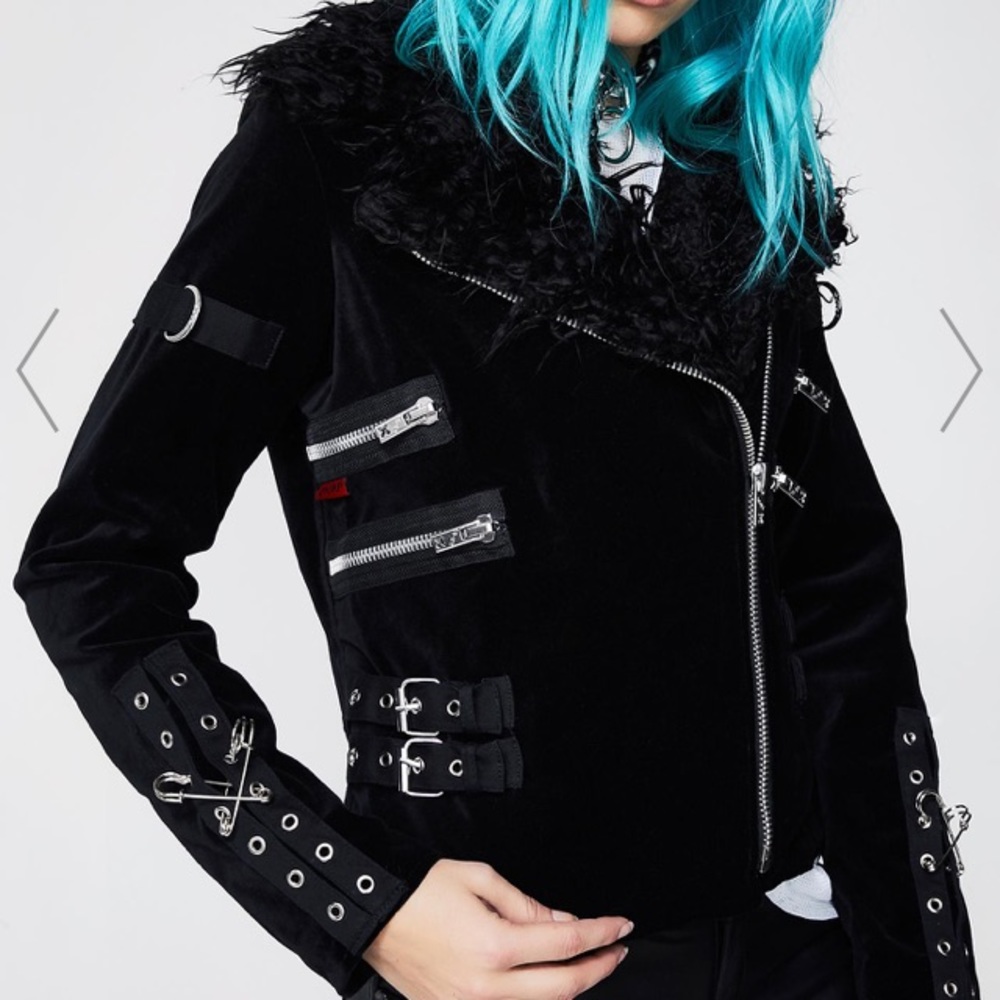 Tripp nyc monster cycle fur jacket!